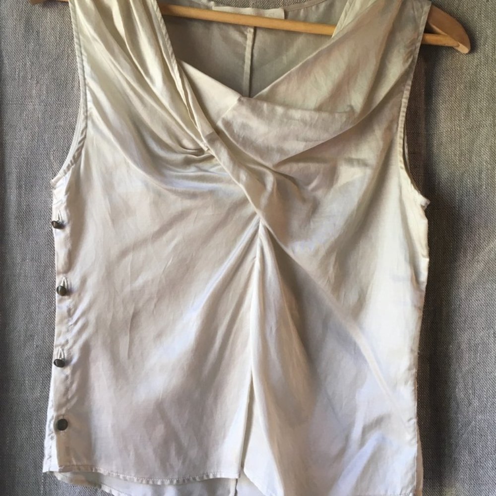 Cream Creatures of Comfort blouse- 2